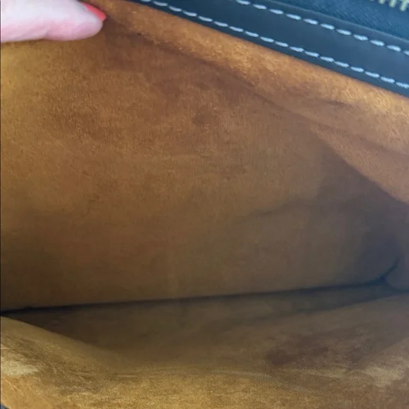 Coach 1941 Varsity Patch Rogue Leather Handbag with Orange Handles and Patches - Picture 4 of 10